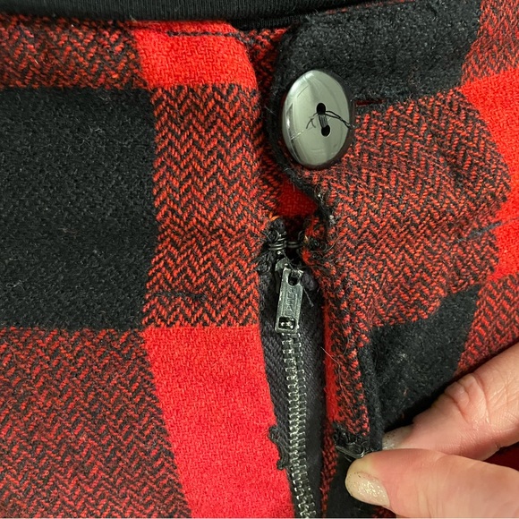 Vintage Buffalo plaid 100% wool trousers - Picture 13 of 14